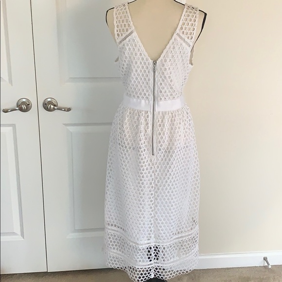 Abercrombie & Fitch Lace Zip Midi Dress - Picture 8 of 8